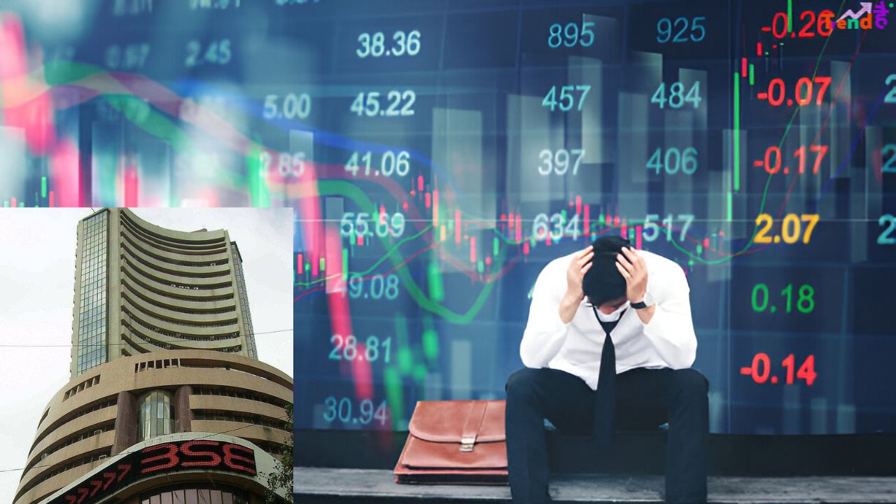 Stock Market Crashes: Realty, IT, Telecom & Media Stocks Drop Sharply – Nifty & Sensex Fall