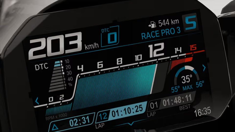 Speedometer of BMW S 1000 RR